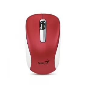   Genius Egér - NX-7010 (Vezeték nélküli, USB, 3 gomb, 1600 DPI, BlueEye, piros)