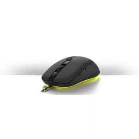   Sharkoon Egér Gamer - Shark Zone M52 (Avago ADNS980 lézer érzékelő; 800-8200DPI; RGB LED; Omron kapcsolók; Progr; fekete