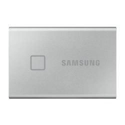   Samsung Külső SSD 1TB - MU-PC1T0S/WW (T7 Touch external, ezüst, USB 3.2, 1TB)