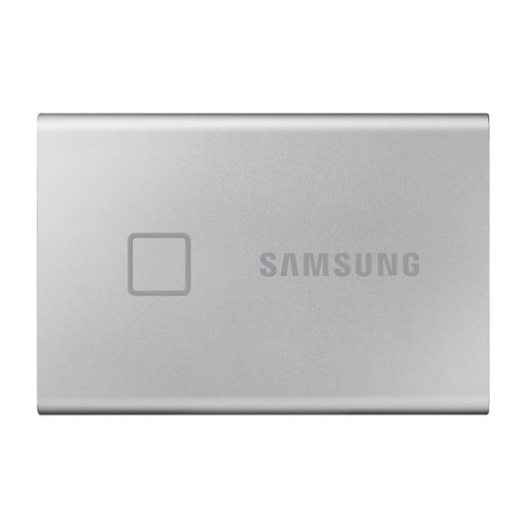 Samsung Külső SSD 2TB - MU-PC2T0S/WW (T7 Touch external, ezüst, USB 3.2, 2TB)