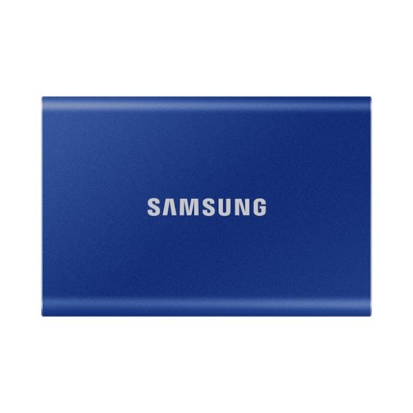 Samsung Külső SSD 500GB - MU-PC500H/WW (T7 external, kék, USB 3.2, 500GB)