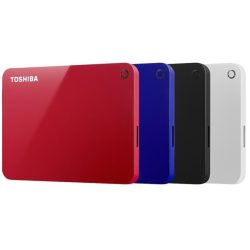   Toshiba Külső HDD 2.5" - 1TB Canvio Advance Fekete (USB3.0; ~5Gbps; NTFS/HFS+; Mac kompatibilis)