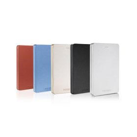   Toshiba Külső HDD 2.5" - 2TB Canvio Alu Fekete (USB3.0; ~5Gbps; NTFS/HFS+; aluminium, metál fényű)