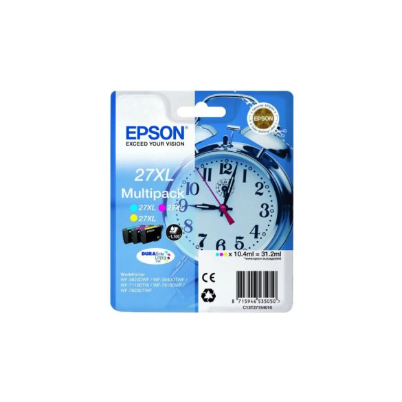 Epson T2715 színes eredeti tintapatron multipack (C13T27154012)