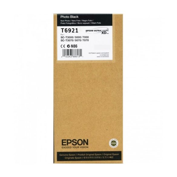 Epson T6921 fotó fekete eredeti tintapatron