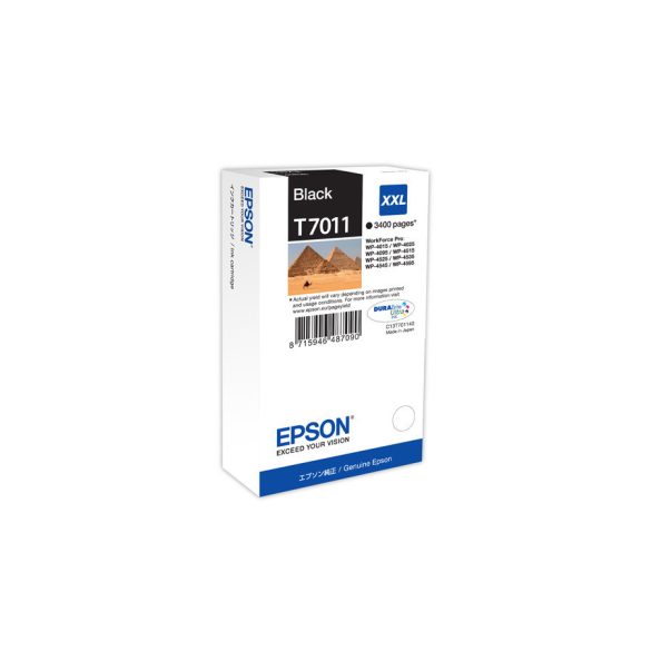 Epson T7011 fekete eredeti tintapatron (C13T70114010)