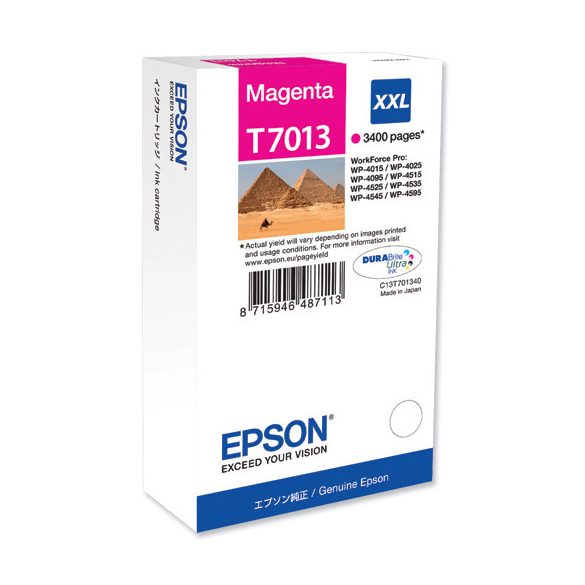 Epson T7013 magenta eredeti tintapatron