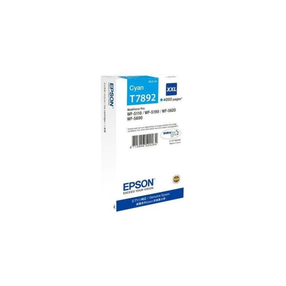 Epson T7892 kék eredeti tintapatron (C13T789240)