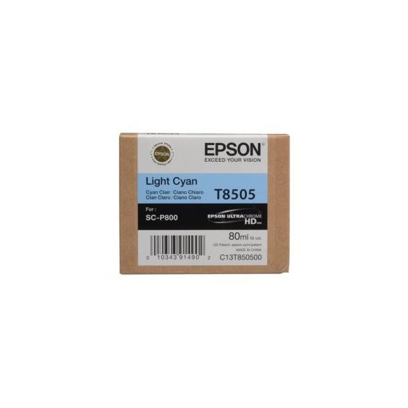 Epson T8505 világos kék eredeti tintapatron