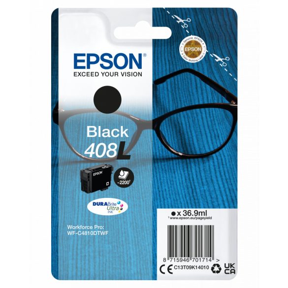 Epson T09K1 (408L) fekete eredeti tintapatron