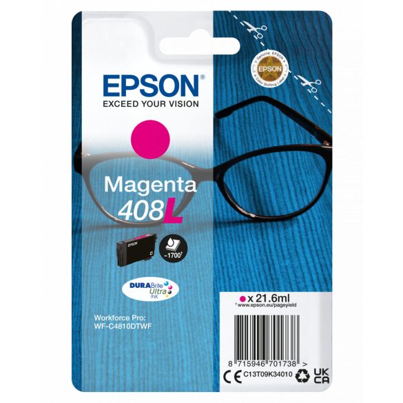 Epson T09K3 (408L) magenta eredeti tintapatron