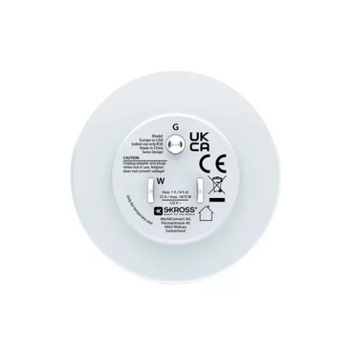 Skross 1.500203C-E utazóadapter - europe to usa