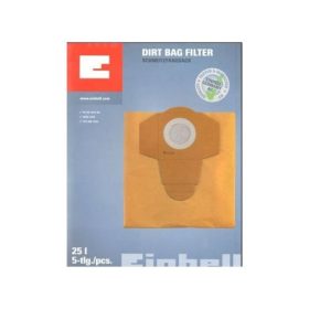 Einhell PORZSÁK, 25 LITER, 5 DB/CSOMAG porzsák