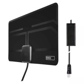   Emos J0673 szobaantenna em-9023, 0–25 km, dvb-t2, dab, lte/4g szűrő