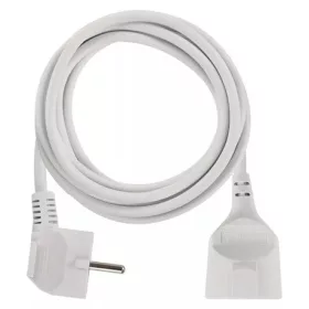   Emos P0123R hosszabbító 3 m / 1 aljzat / fehér / pvc / 1,5 mm2
