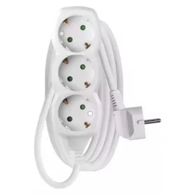   Emos P0322 hosszabbító 2 m / 3 aljzat / fehér / pvc / 1 mm2