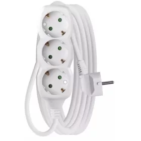   Emos P0325R hosszabbító 5 m / 3 aljzat / fehér / pvc / 1,5 mm2