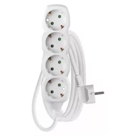   Emos P0423R hosszabbító 3 m / 4 aljzat / fehér / pvc / 1,5 mm2