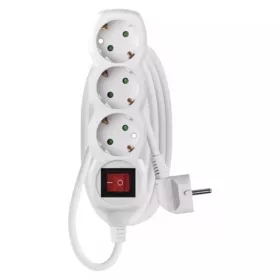 Emos P1322 hosszabbító 2 m / 3 aljzat / kapcsolós / 1 mm2
