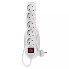 Emos P1522 hosszabbító 2 m / 5 aljzat / kapcsolós / 1 mm2