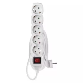   Emos P1523R hosszabbító 3 m / 5 aljzat / kapcsolós / 1,5 mm2