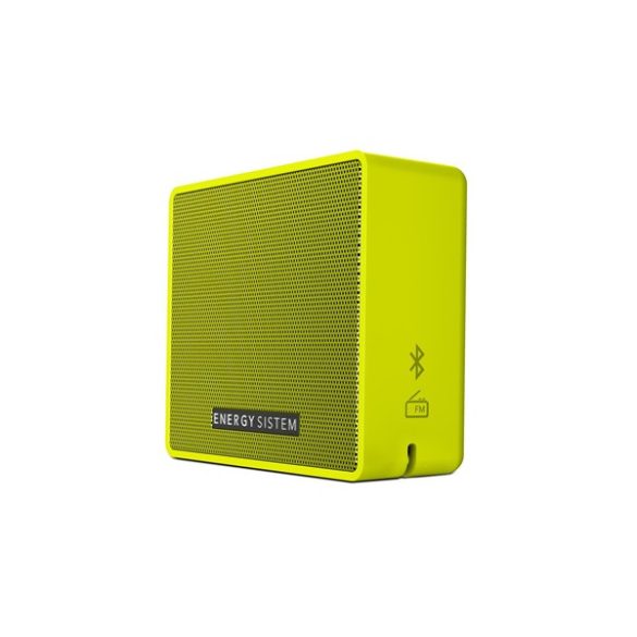Energy Sistem Hangszóró BT -  Music Box 1+  (BT4.1; 5W, akku; 6 óra üzemidő; 3,5mm; microSD; USB) zöld