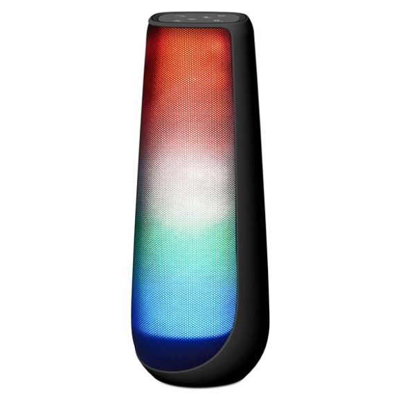 Energy Sistem Hangszóró BT -  Beat Box 4+ Stand Light RGB (BT4.2; 10W, akku, FM; 4óra; 3,5mm; microSD; USB) fekete