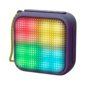   Energy Sistem Hangszóró BT -  Beat Box 2+ Lightcube RGB (BT4.2; 5W, akku, FM; 6 óra üzemidő; 3,5mm; microSD; USB) Lila