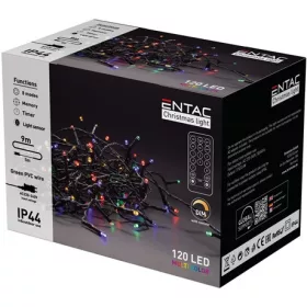   Entac ECL-120-MC-IR füzér 120 led színes távirányítóval