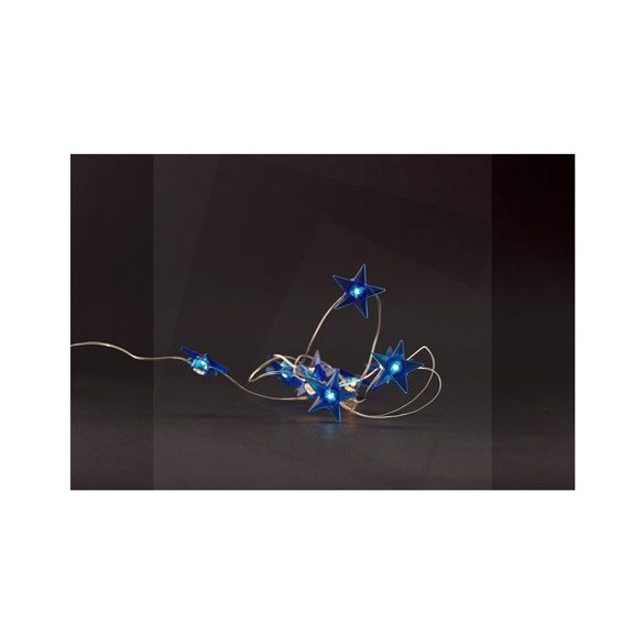 Entac ECL-BS-10WW karácsonyi füzér kék csillag 10 led
