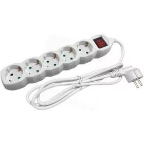   Entac ESE1.5G5-3-SW elosztó 5 foglalat kapcsolóval 3m 3g1,5