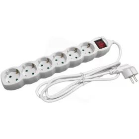   Entac ESE1.5G6-3-SW elosztó 6 foglalat kapcsolóval 3m 3g1,5