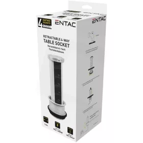   Entac EVSE1.5G4-1.5 elosztó 4 foglalat függőleges 1.5m 3g1,5