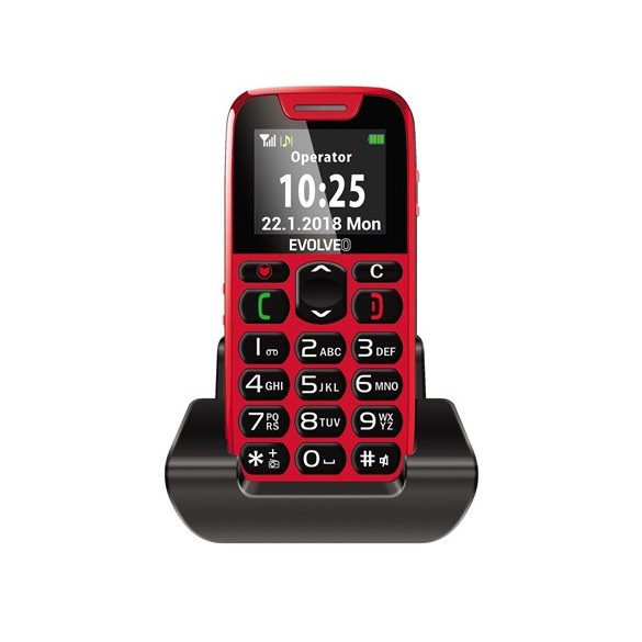 Evolveo EASYPHONE EP500 RED mobiltelefon