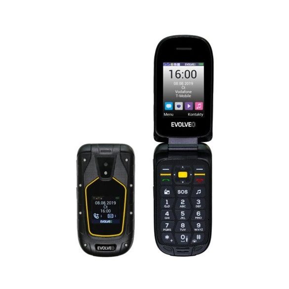 Evolveo SGM SGP-F5 BLACK-YELLOW mobiltelefon
