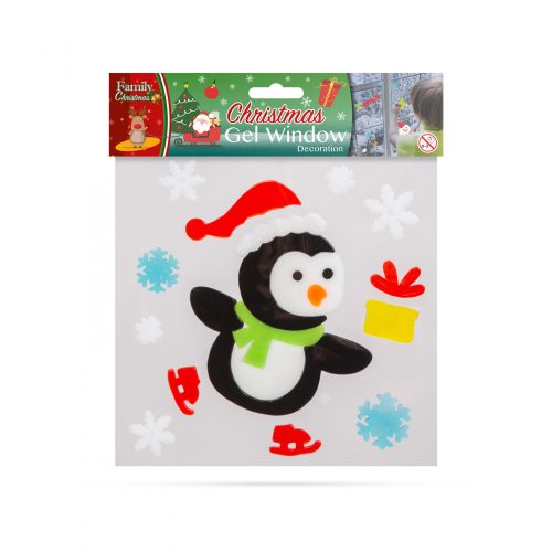 Family Zselés ablakdekor - karácsonyi - 12 db / csomag (55204C)