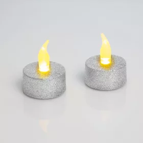   Family LED-es teamécses AJÁNDÉK ELEMMEL - ezüst - 2 db / bliszter (55245S)
