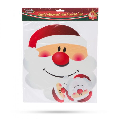 Family Tányér- és poháralátét - mikulásos - 8 db (55947)