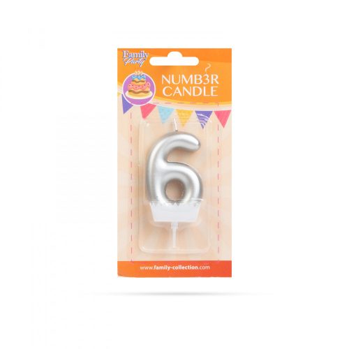 Family szám alakú tortagyertya (56183-6)