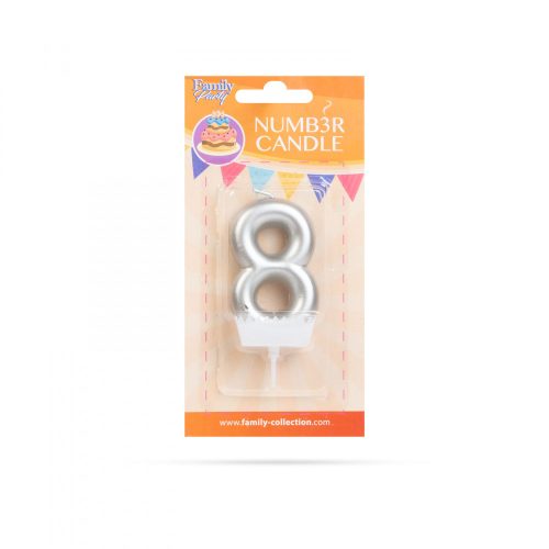 Family szám alakú tortagyertya (56183-8)