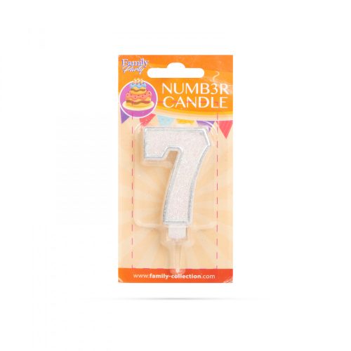Family szám alakú tortagyertya (56185-7)