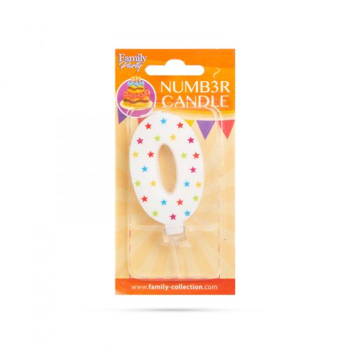Family szám alakú tortagyertya (56186-0)