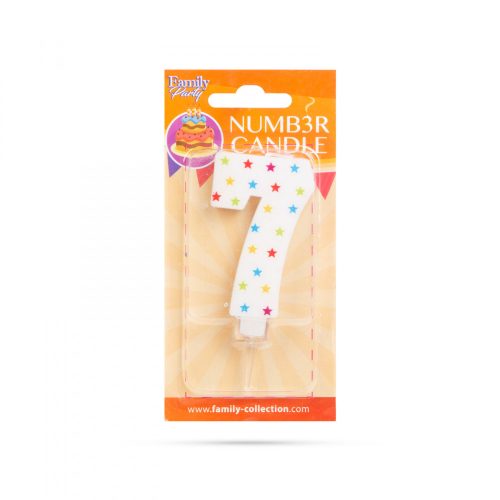 Family szám alakú tortagyertya (56186-7)