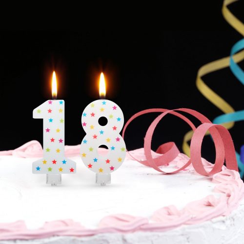 Family szám alakú tortagyertya (56186-9)