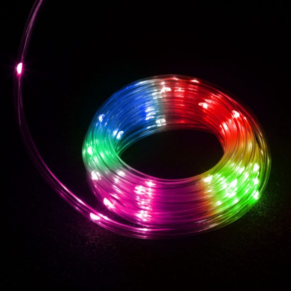 Family LED fénykábel - 50 LED - 5 méter - színes - 3 x AA - IP44 (56517)