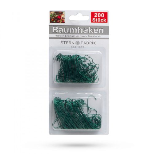 Family Szaloncukor akasztó - sötétzöld - 200 db / csomag (58059A)