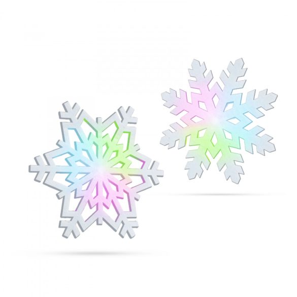 Family Világító hópehely - RGB LED-del - 10 cm -  4 féle (58063)