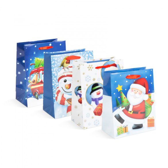 Family Karácsonyi ajándéktasak - 178 x 102 x 228 mm - 12 db / csomag (58071A)