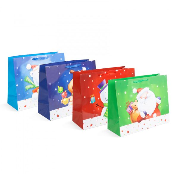 Family Karácsonyi ajándéktasak - 406 x 160 x 330 mm - 12 db / csomag (58076D)