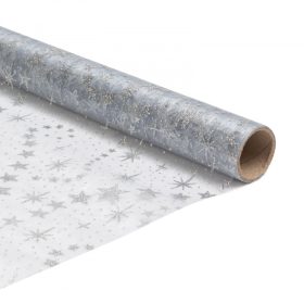   Family Karácsonyi asztalterítő futó -  szürke / ezüst - 180 x 28 cm (58200G)